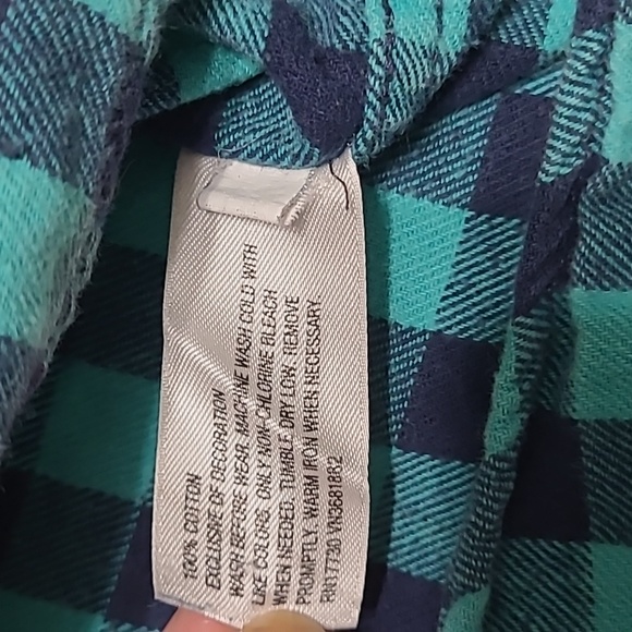 2 FOR💲1️⃣ Shaun White Aqua / Black Plaid Youth Size Large (12-14) Shirt - Picture 10 of 10